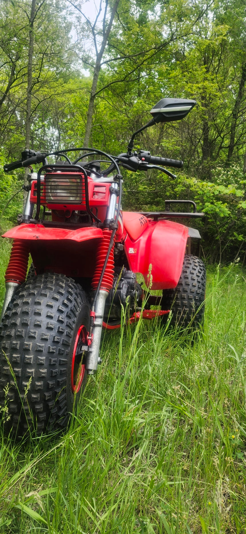 1985 Honda ATC 250sx Headlight Guard WITH Cross-Guards