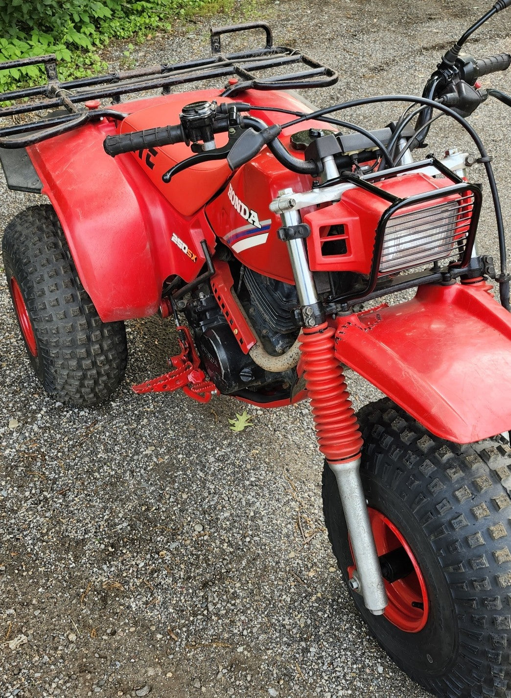 1985 Honda ATC 250sx Headlight Guard WITH Cross-Guards