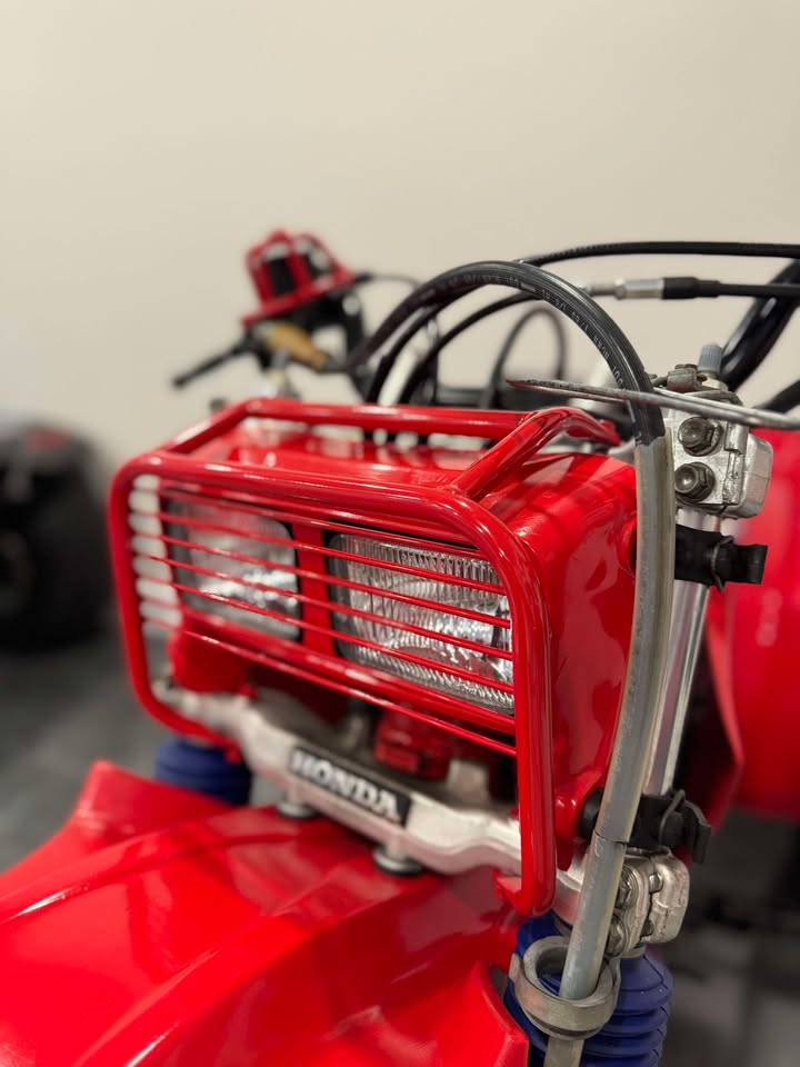 1985-1986 Honda ATC350X Headlight guard With Cross guards.