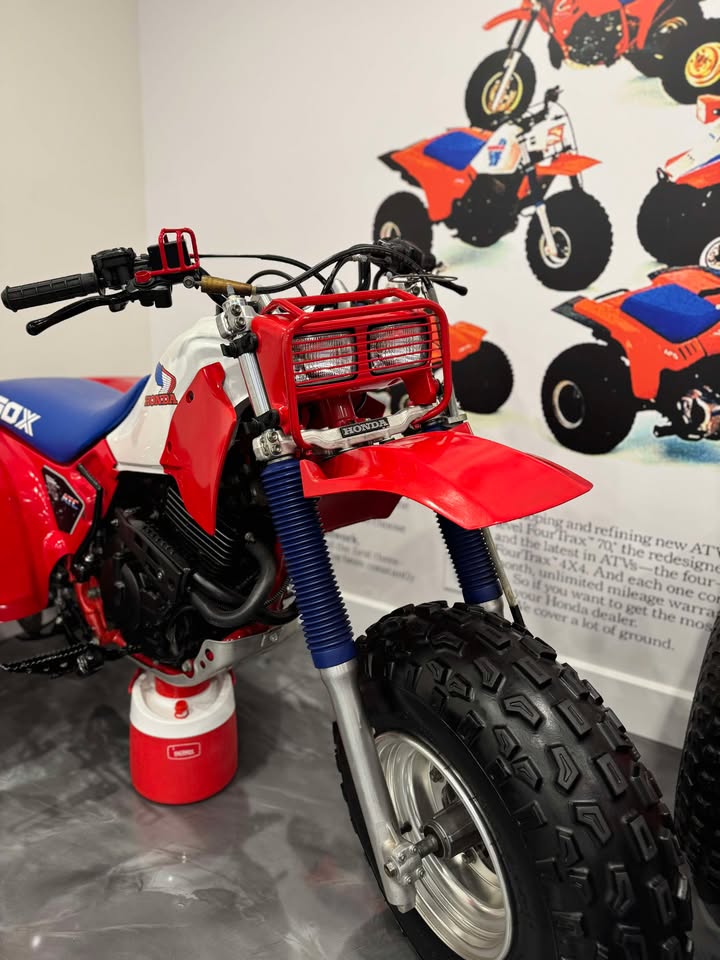 1985-1986 Honda ATC350X Headlight guard With Cross guards.