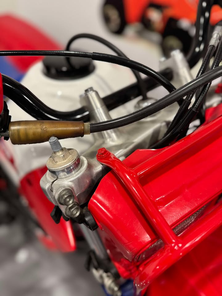 1985-1986 Honda ATC350X Headlight guard With Cross guards.