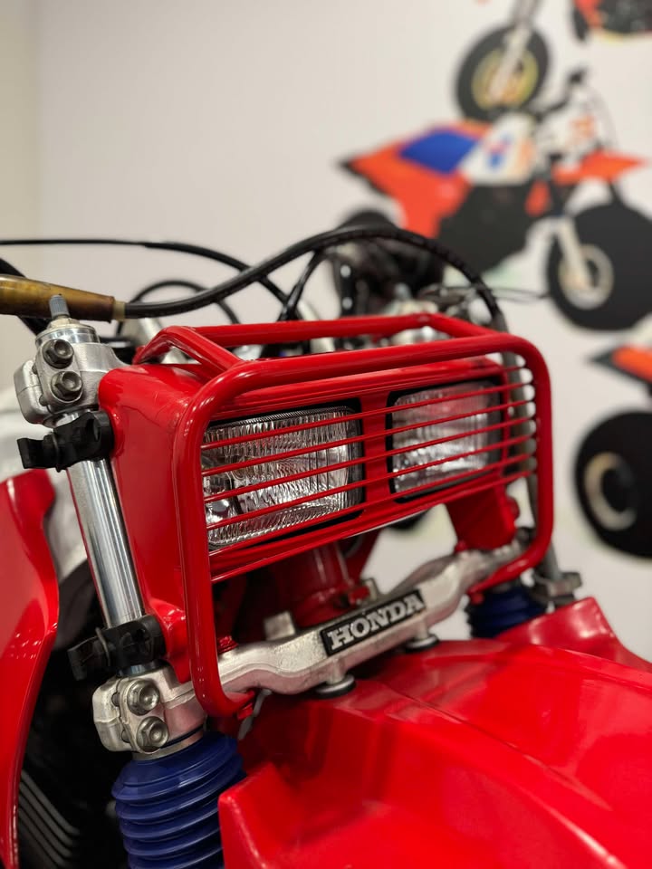 1985-1986 Honda ATC350X Headlight guard With Cross guards.