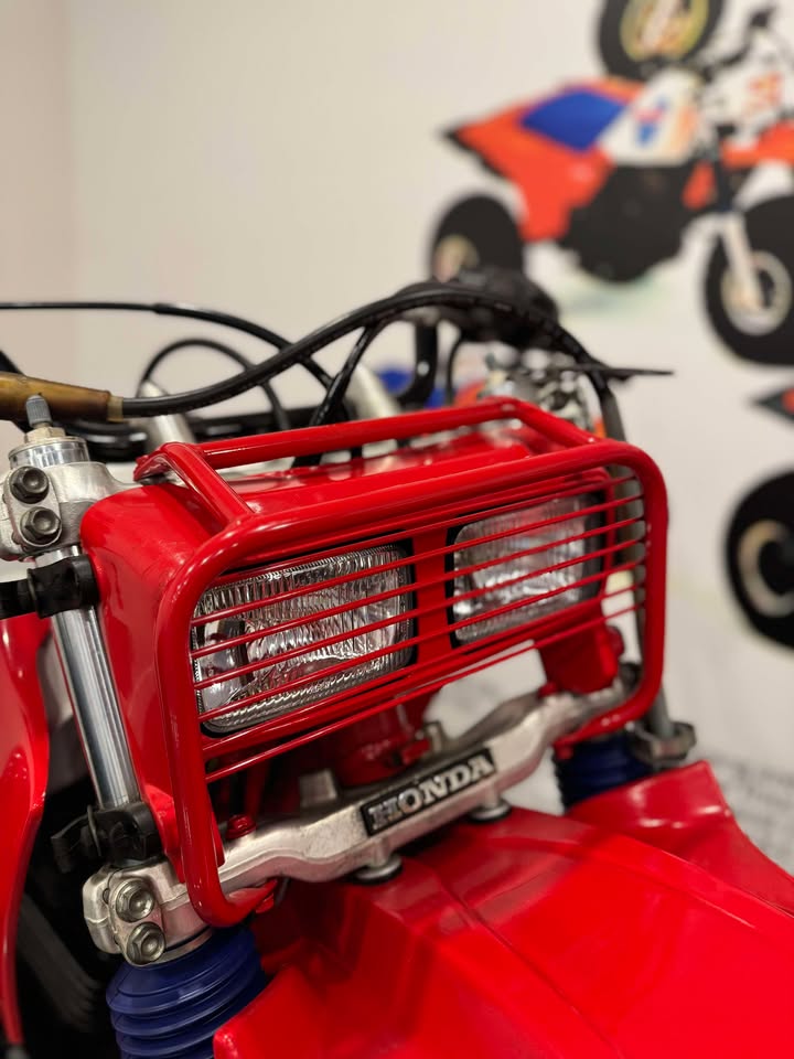 1985-1986 Honda ATC350X Headlight guard With Cross guards.