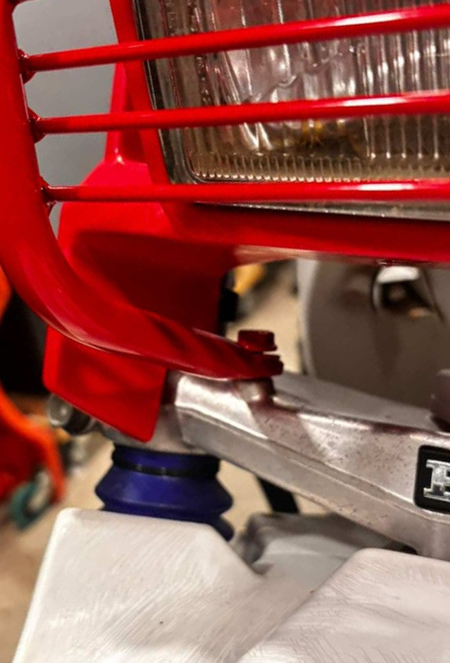 1986-87 ATC200x Headlight Guard with cross guards