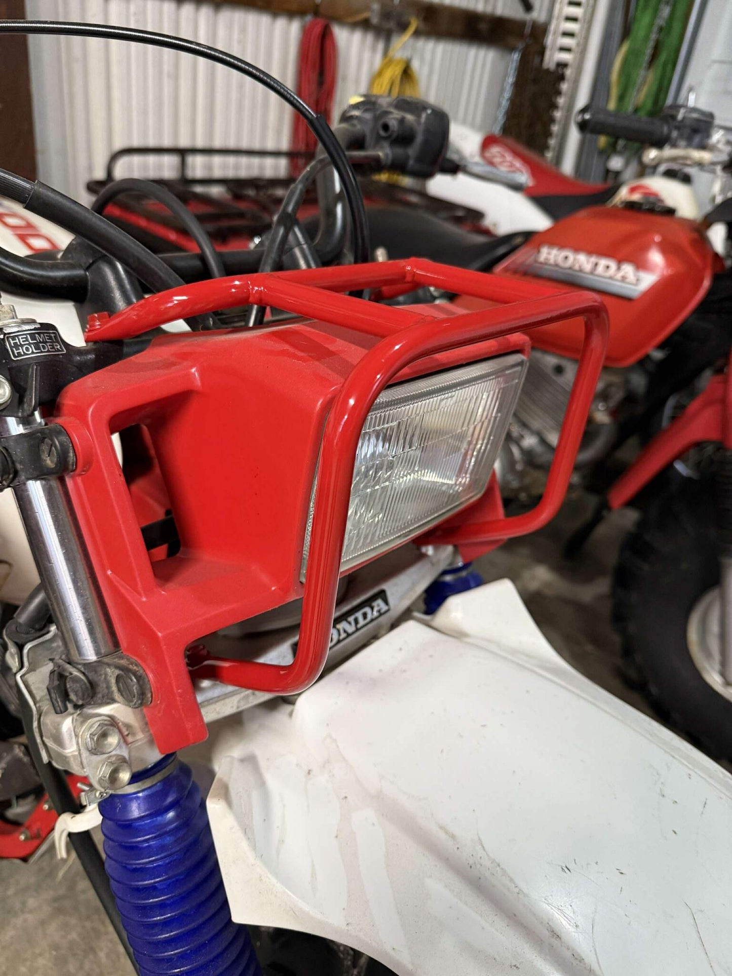 1986-87 ATC200x Headlight guard standard
